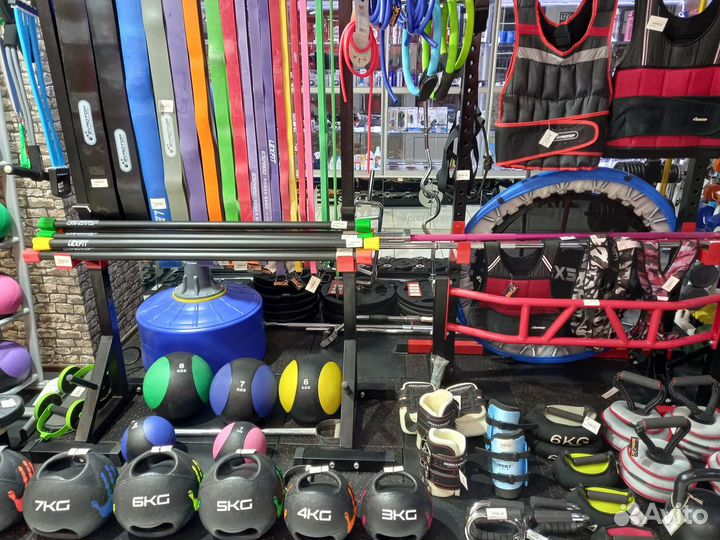 Набор гантелей 18 кг, гантель в кейсе, диски метал