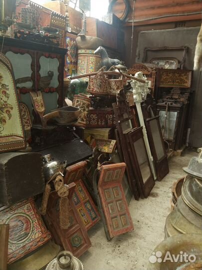 Детские расписные санки старинные с росписью аренд