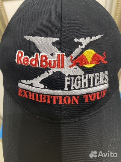 Кепка бейсболка red bull с прямым козырьком