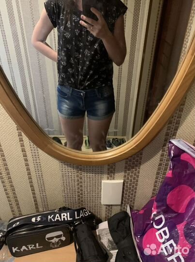 Шорты джинсовые 44