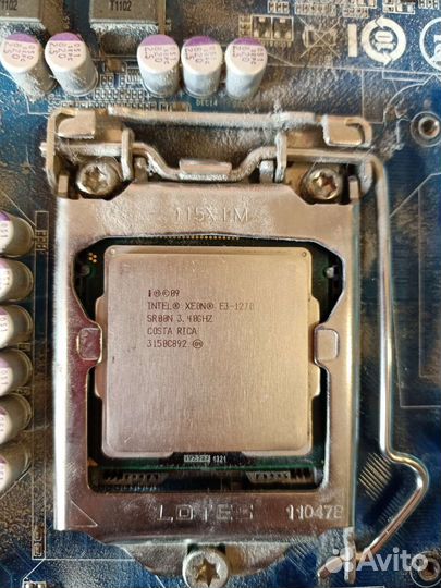 Материнская плата 1155 с процессором i7