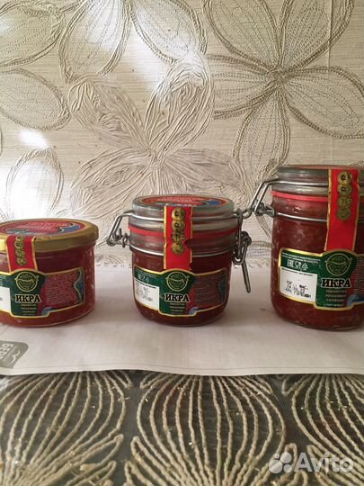 Красная икра лососевая