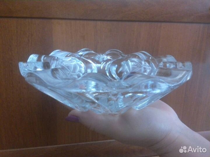 Хрустальная пепельница