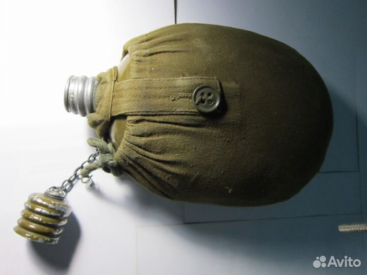 Фляжка б/у солдатская в чехле (СССР)