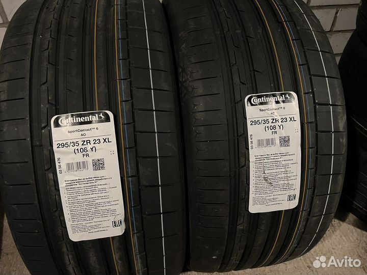 Continental ContiSportContact 6 295/35 R23 и 335/30 R23 108Y