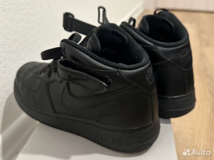 Кроссовки nike air force 1 черные