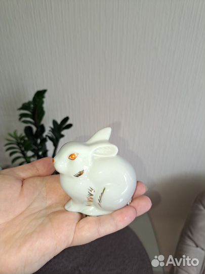 Фарфоровый заяц СССР Полоне