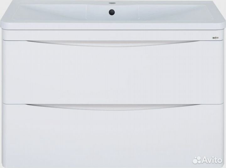 Тумба с раковиной Misty Атлантик 100 подвесная, б