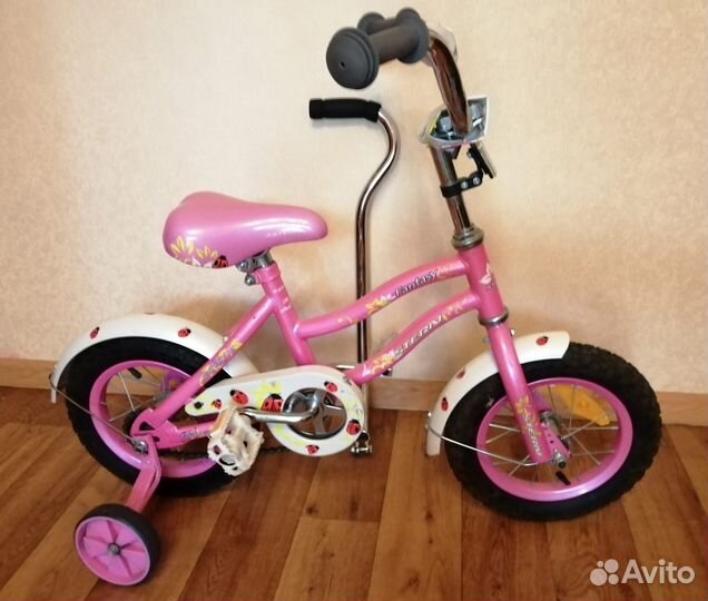 Детский велосипед stern 4колесный с держателем