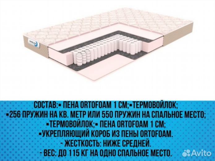 Матрас анатомический фабрика Маделсон