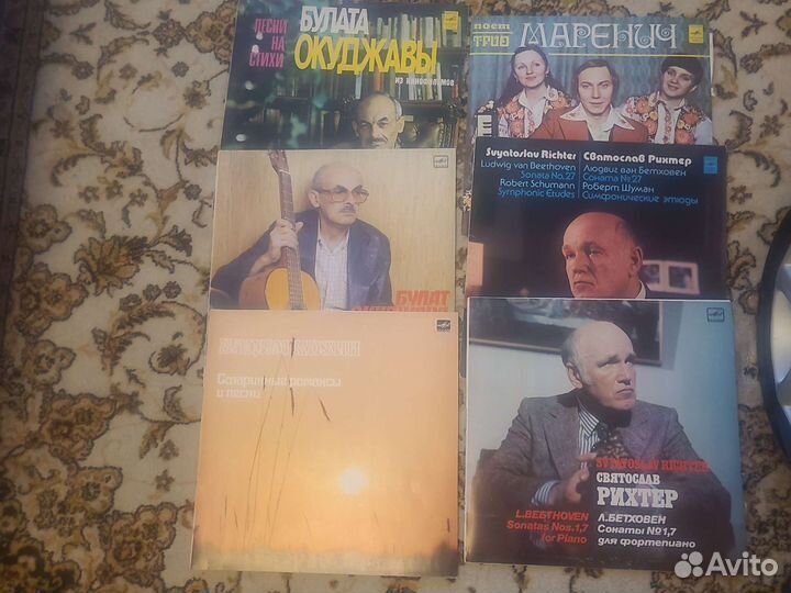 Грампластинки разные