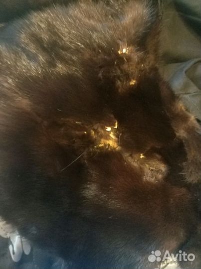 Шуба норка натуральный мех