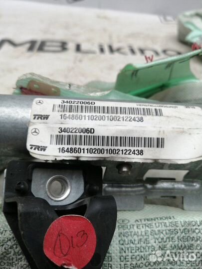 Шторка безопасности левая Mercedes Ml W164 Rest