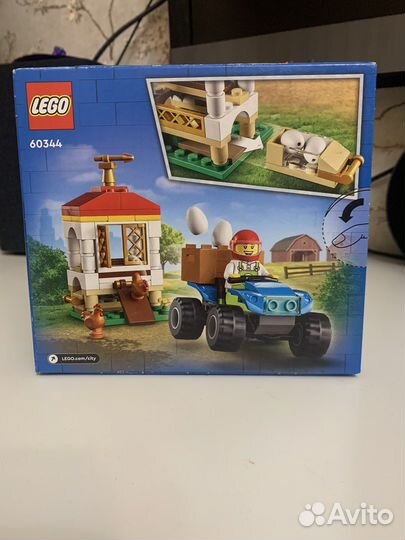Lego City 60344 Курятник с курицей