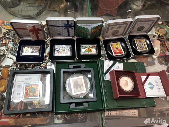 Монеты серебро