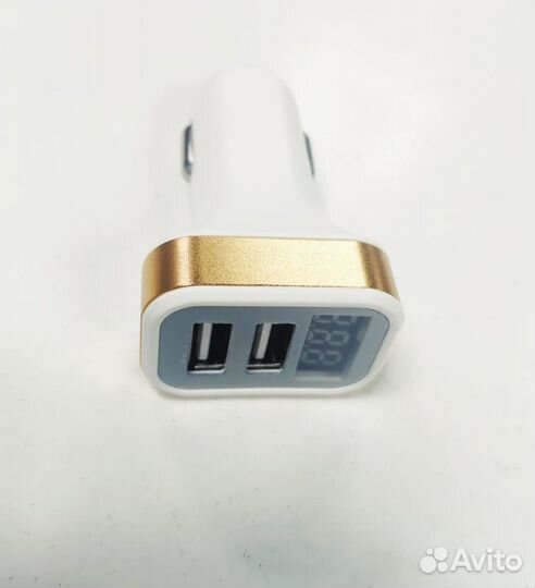 Зарядное устройство с вольт метром в прикуриватель