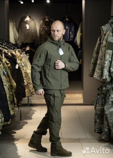 Костюм на флисе олива