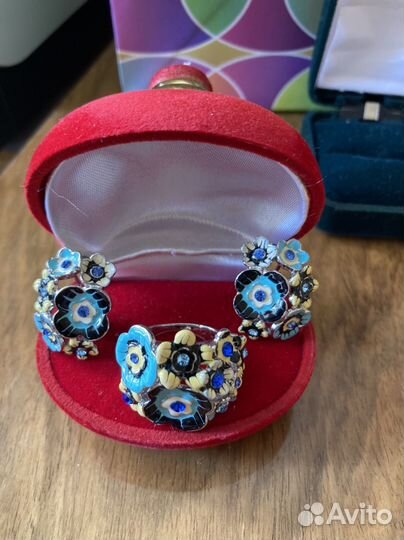 Комплект украшений, кольцо 17-17,5