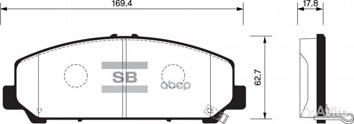 Колодки тормозные дисковые Nissan Armada 07-11