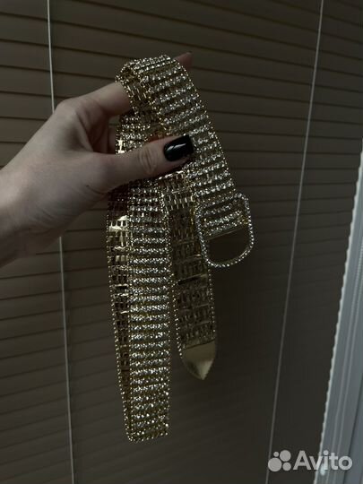 Ремень из страз