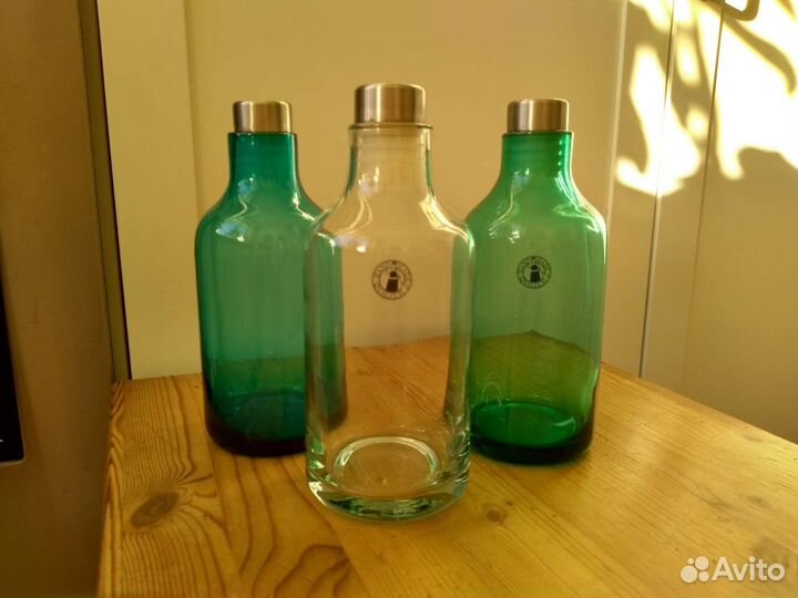 Стеклянные бутылочки икея