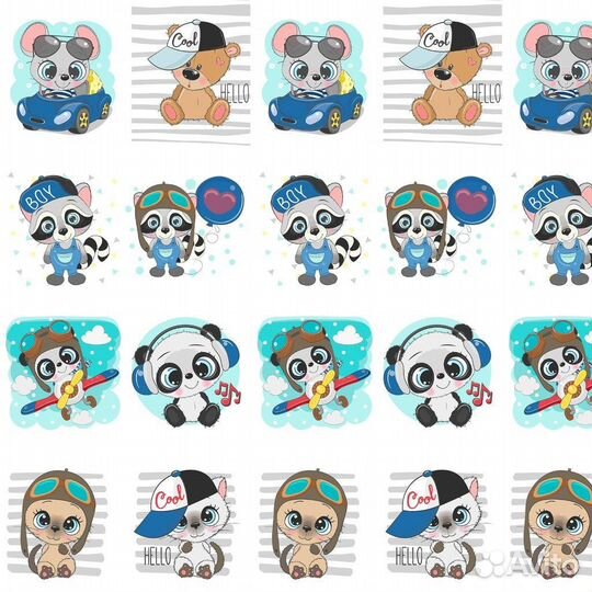 Ткань для бортиков. Панели. Новая