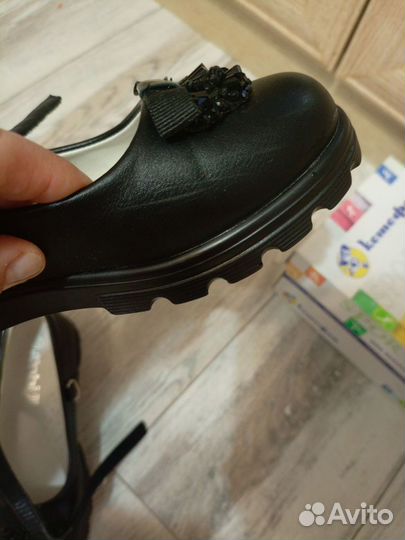 Школьные туфельки для девочки 33 размер