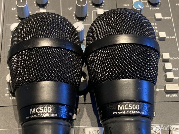 Electro Voice MC500 dynamic microphones