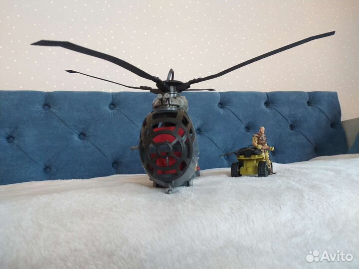 Игрушка вертолёт, машинка, солдат
