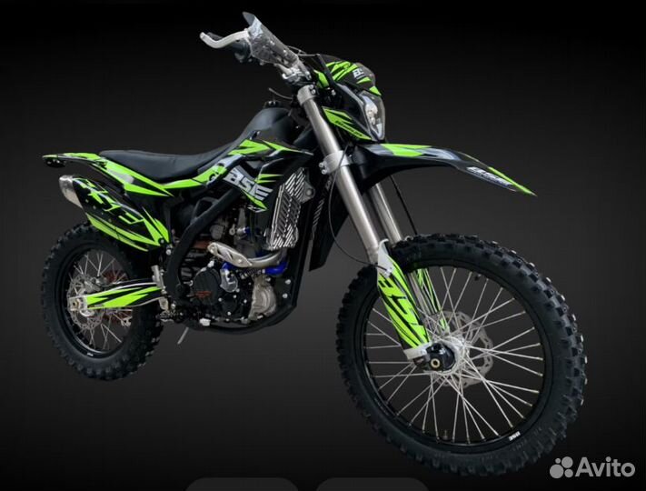 Эндуро / кроссовый мотоцикл BSE Z7 Green Blast (12