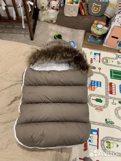 Конверт на выписку зимний, конверт в коляску