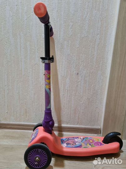 Самокат детский трехколесный бу