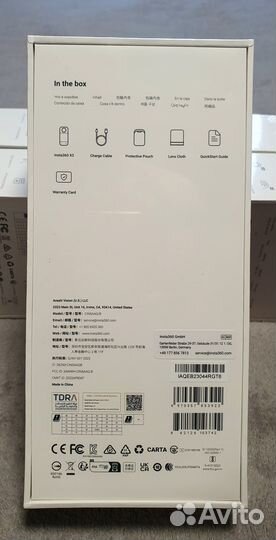 Панорамная экшн камера Insta360 x3