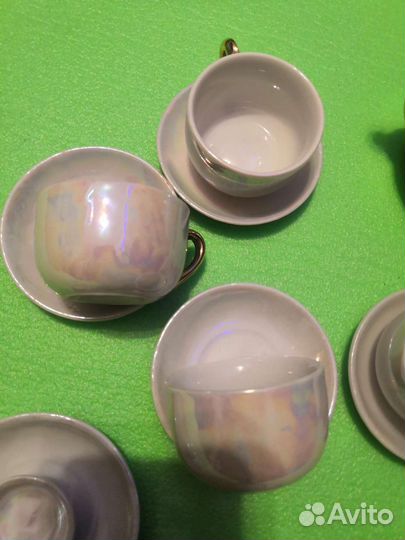 Сервиз детский и вазочка