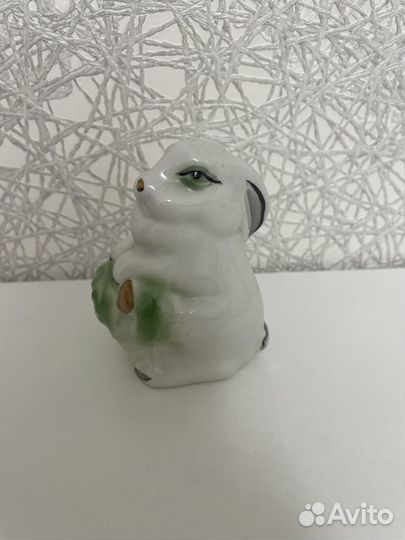 Фарфоровая статуэтка Заяц СССР
