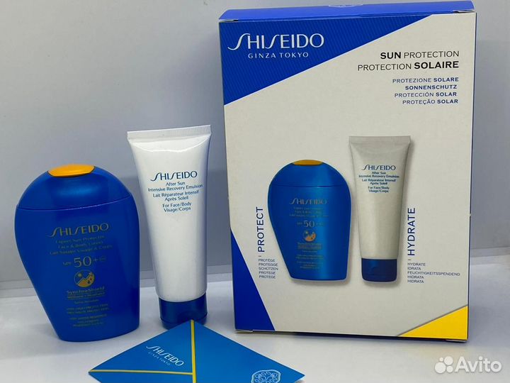 Shiseido набор солнцезащитных средств SPF 50+
