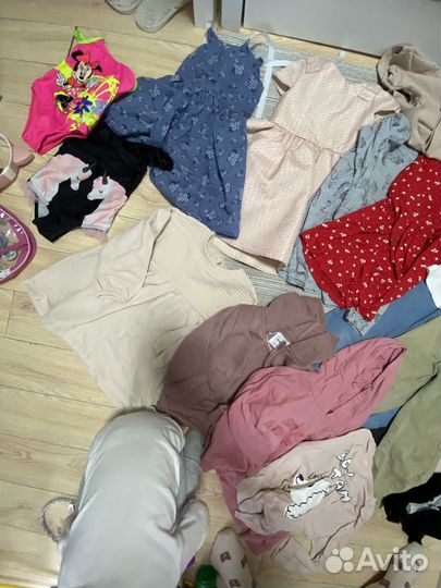 Вещи пакетом на девочку 4 5 6 лет