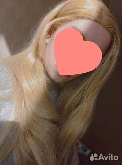 Парик блонд на сетке