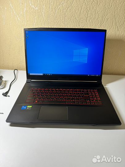 Большой игр Msi GF76 i5 11400H/1650 12/256gb