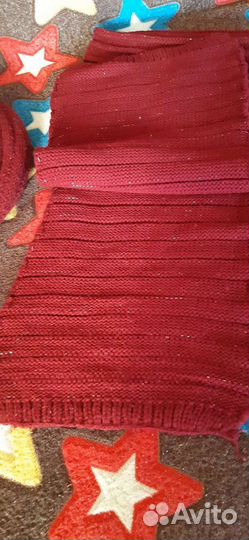 Комплект шапка+шарф