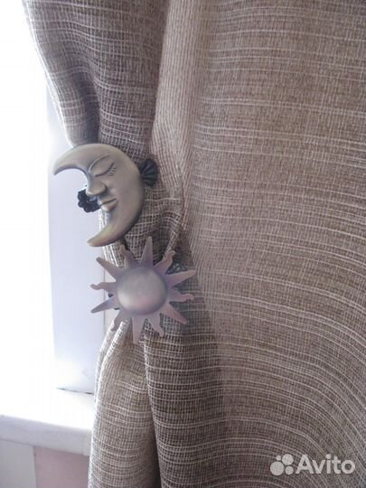 Подхваты- зажимы для штор, кольца с крючками