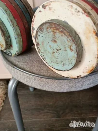 Гантели разборные.Времен ссср.цена за комплект