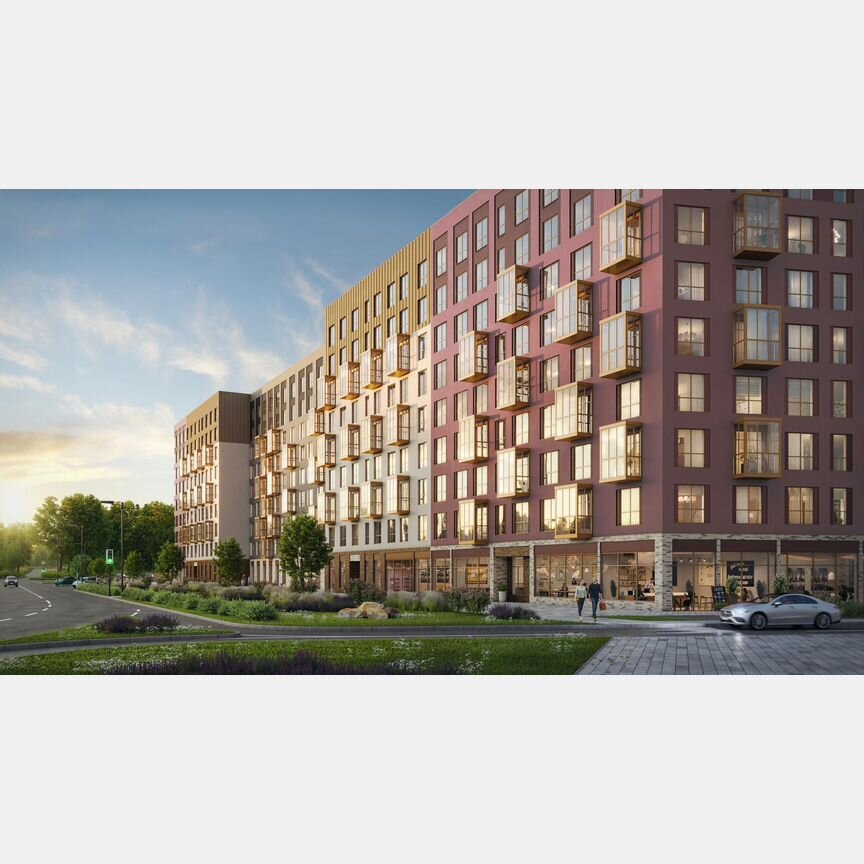 1-к. квартира, 38,3 м², 6/9 эт.