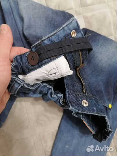 Джинсы 104 (4 года) утеплённые