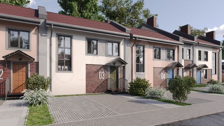 Таунхаус 40 м² на участке 2,2 сот.