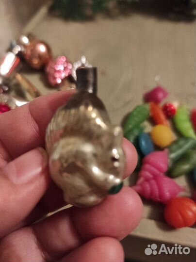 Елочные игрушки СССР маленькие