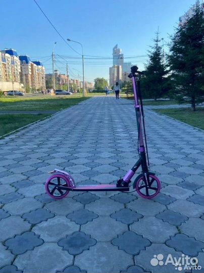 Самокат Rush Action городской розовый