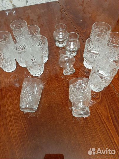 Хрустальные рюмки СССР