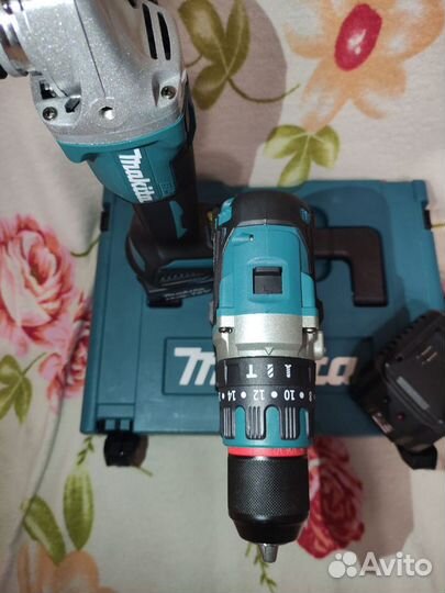 Новый набор makita 2 в 1 болгарка+шуруповёрт