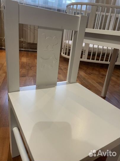 Детский стол и стульчик IKEA криттер